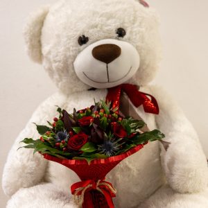 Nº 183 - Urso com ramo “Grande Afeto”